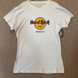 Hard Rock Cafe Honolulu Graphic Tee XXL NWT Classic Logo Babydoll Fit